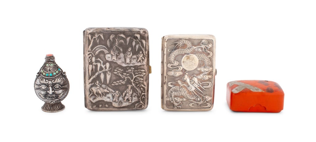 Chinese Export Silver, Etc. Articles, 4 Pcs. (1 of 8)