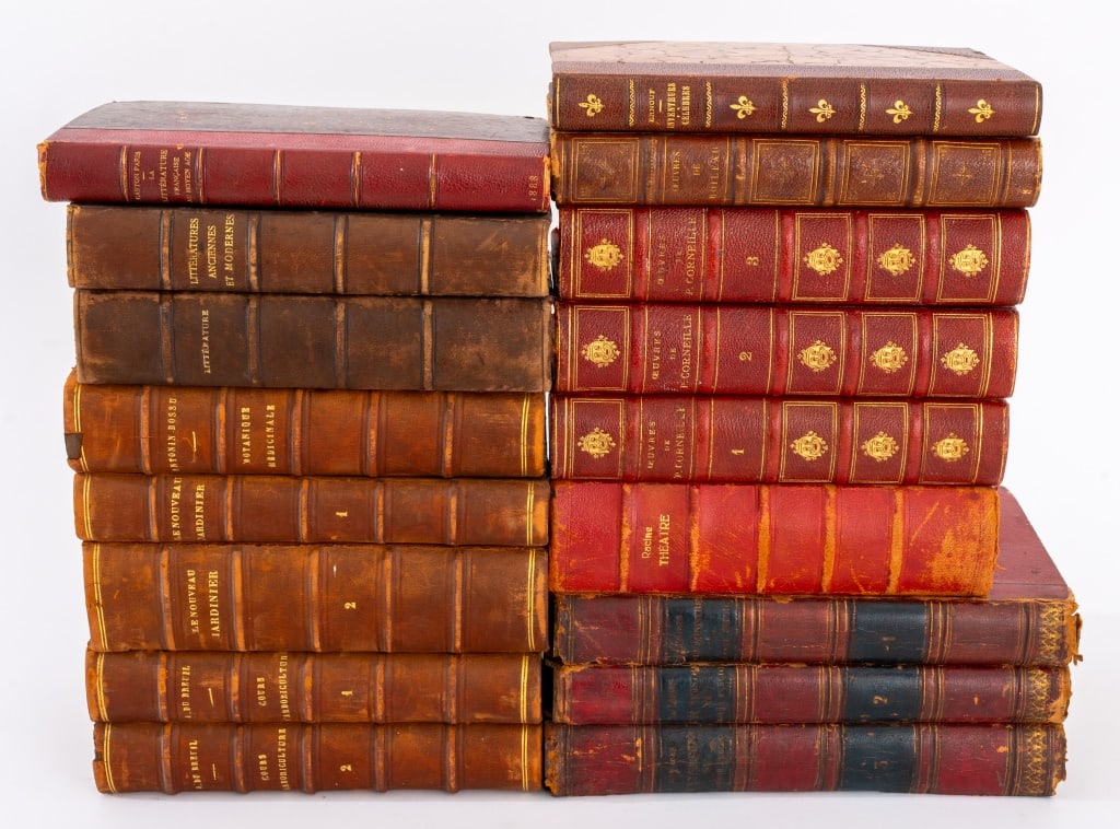 French Botanical, Literature, & Misc. Books, 17 (1 of 8)