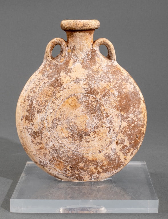Ancient Umayyad Pottery Pilgrim Flask (1 of 4)