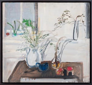 Anne Tabachnick "Still Life #1" Oil on Masonite