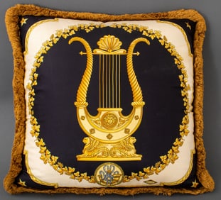 Versace Silk Throw Pillow