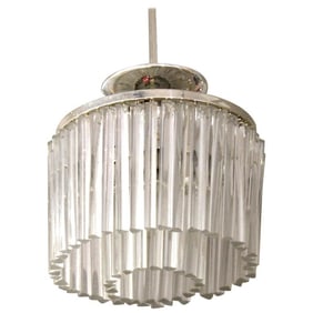 Italian Mid-Century Modern Venini Style Chandelier