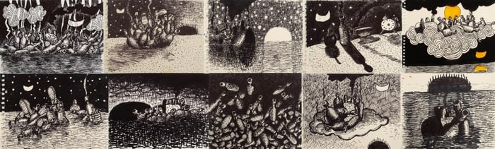 Domenick Capobianco Untitled Mixed Media, 10