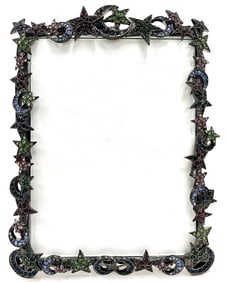 Jay Strongwater "Moon and Stars" Photo Frame