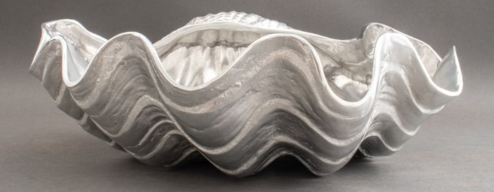 Arthur Court Silvered Clam Shell