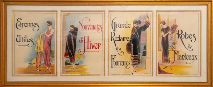 French Art Deco Fashion Posters, 4