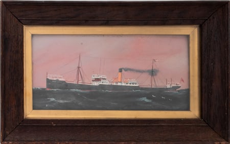 Illegibly Signed "Baron Ogilvy" Oil on Board