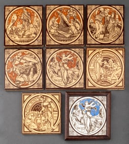 John Moyr Smith Minton Idylls of the King Tiles, 8