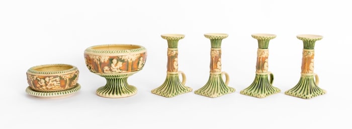 Roseville Pottery "Donatello" Pattern Articles, 7