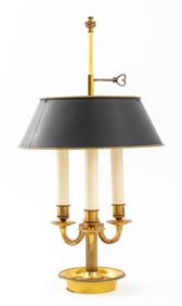 French Empire Style Bronze Bouillotte Lamp