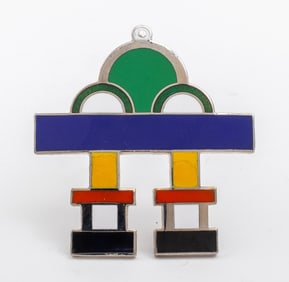Ettore Sottsass For ACME "Trono" Brooch