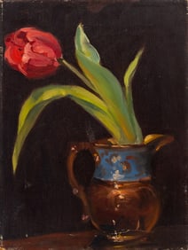 20th Century School Still Life Scene Oil on Canvas