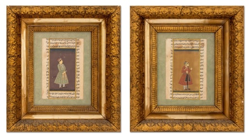 Indo-Persian Figural Manuscript Pages, 2