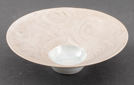 Illegibly Signed Modern Porcelain Bowl