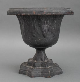 Neoclassical Urn Form Cast Iron Jardiniere