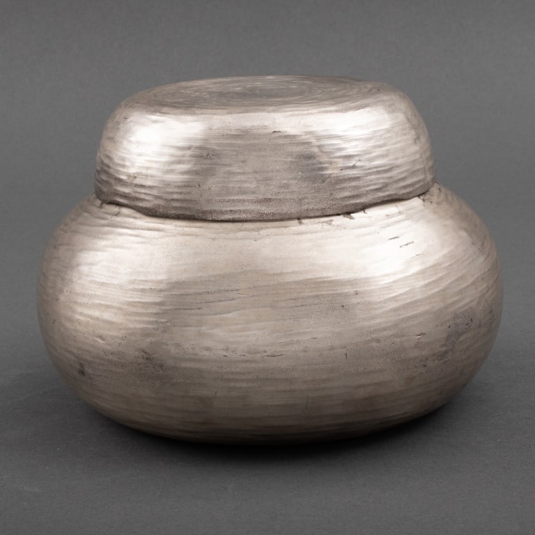 Indian Modern Textured Aluminum Covered Jar (1 of 9)