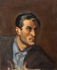 Peter Sweeney Portrait of a Man Oil on Canvas