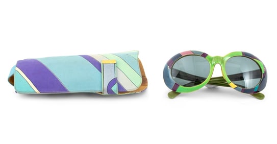 Emilio Pucci Round Multicolored Sunglasses
