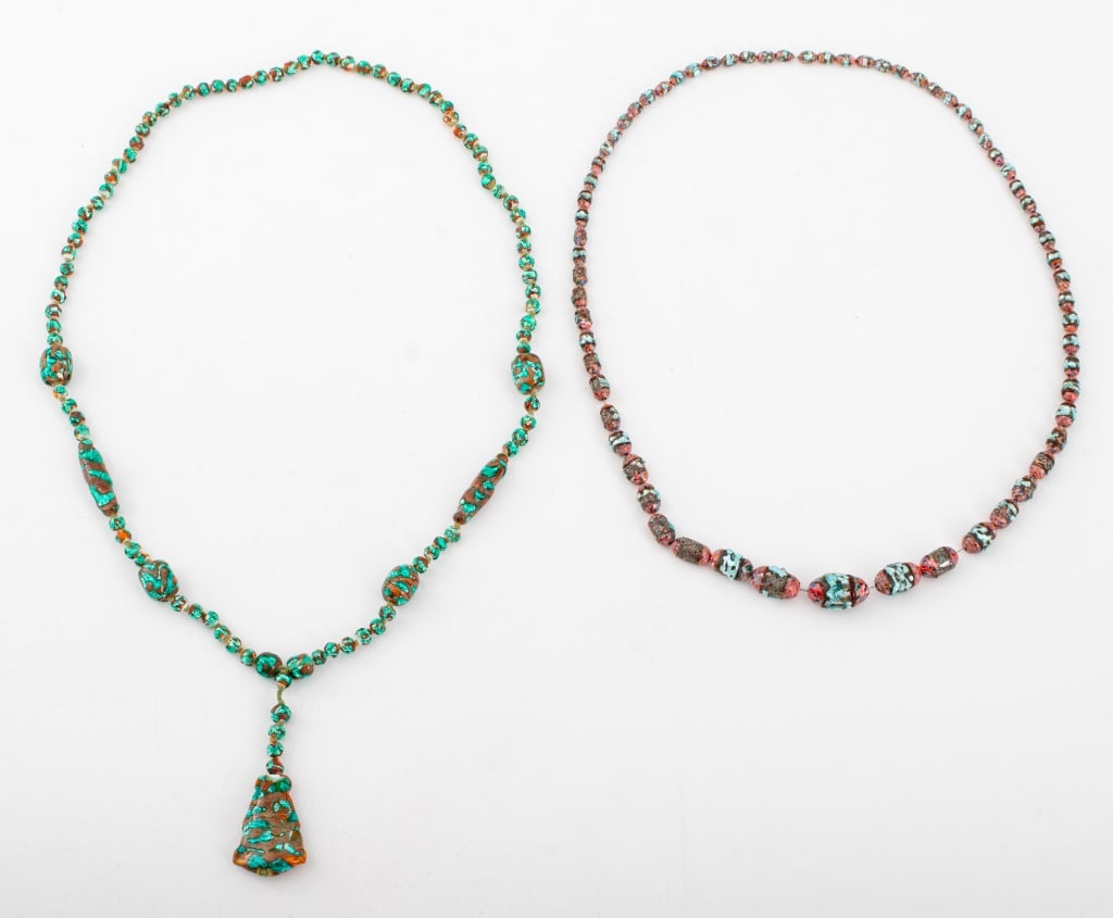 Murano Glass Bead Necklaces, 2 (1 of 7)