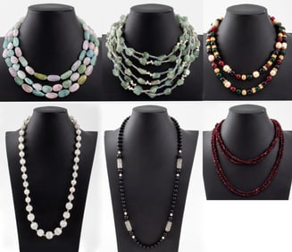Beaded Necklaces, 6