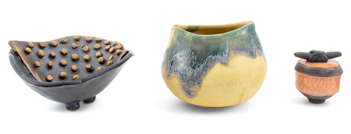 Janet Barsky Pottery Vessels, 3
