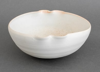 Illegibly Signed Modern Porcelain Bowl