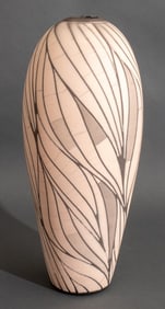 Illegibly Signed Modern Ceramic Vase