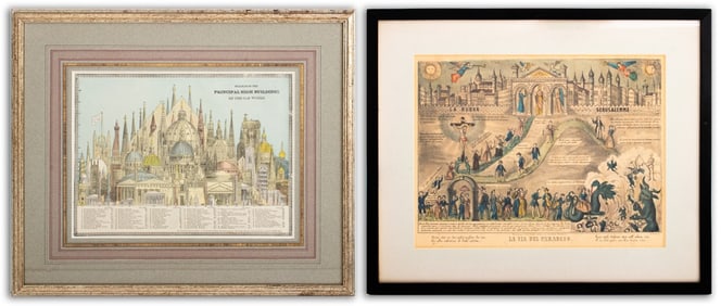 Domenico Pedrinelli, Etc. Diagram Lithographs, 2