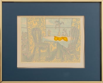 Karl O. Neuroth "Sunlit Interiors" Lithograph