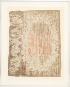 Margaret Johnson "Line Dance" Embossed Lithograph