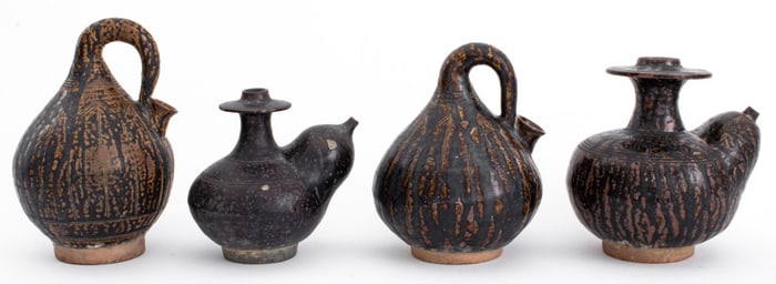 Southeast Asian Glazed Pottery Vessels, 4
