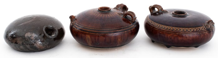 Southeast Asian Glazed Stoneware Vessels, 3