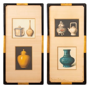 Chinese Porcelain Vessel Chromolithographs, 4