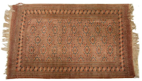 Turkish Chuval Wool Rug, 6' 3" x 4' 3"