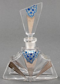 Art Deco Glass Perfume Bottle