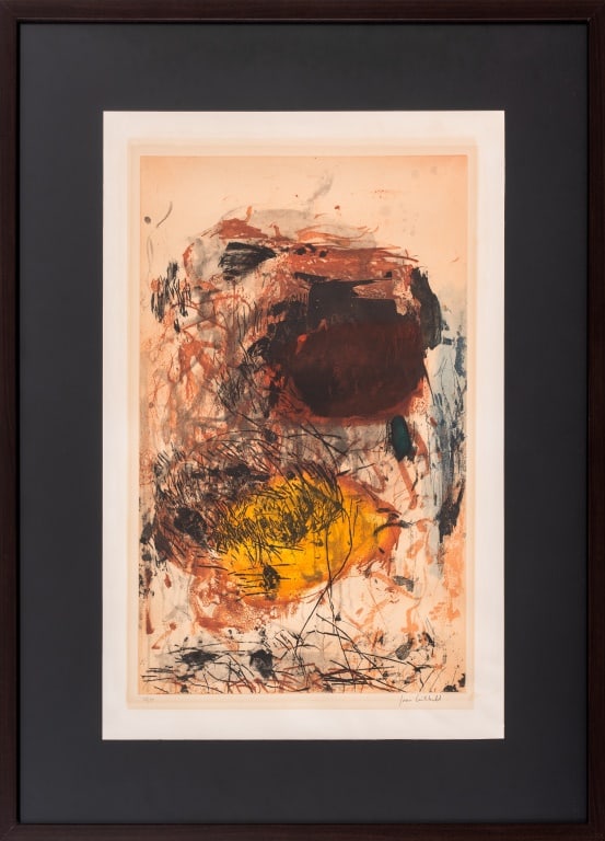 Joan Mitchell "Sunflower III" Aquatint, 1972 (1 of 5)