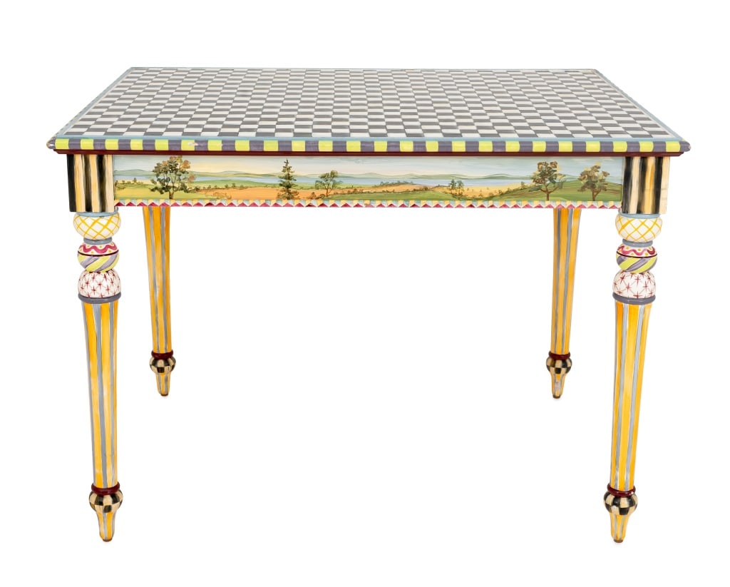 MacKenzie-Childs Paint Decorated Dining Table (1 of 6)