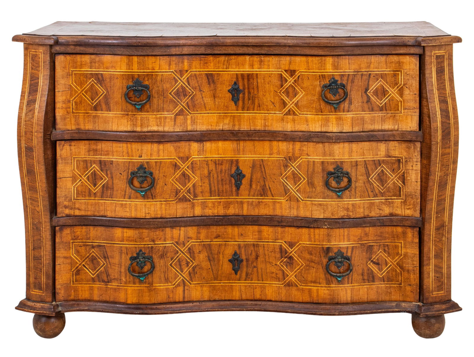 Regence Style Walnut Commode (1 of 9)