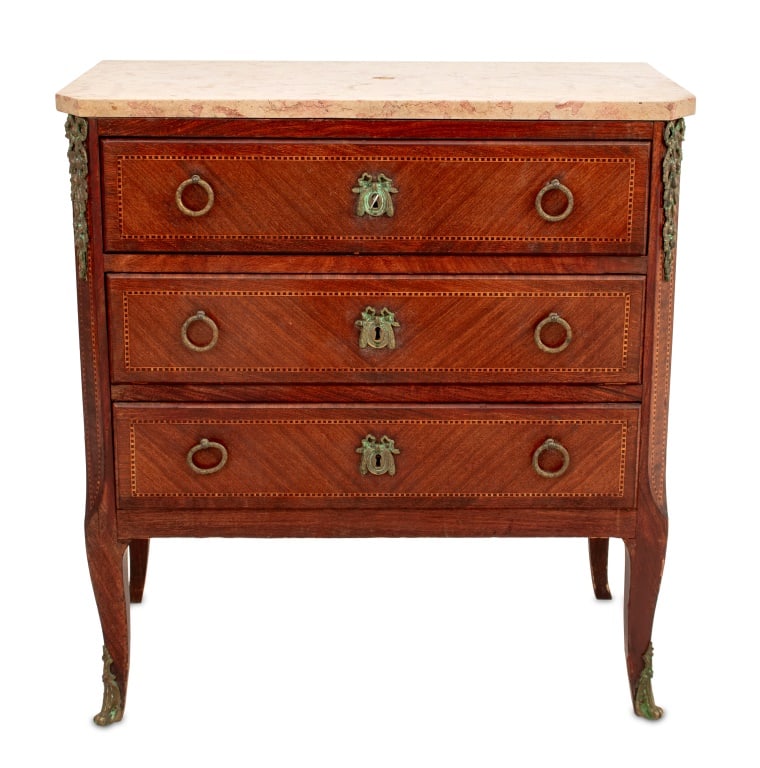 Louis XVI Style Walnut Commode, 19th C. (1 of 7)