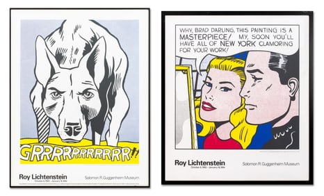Roy Lichenstein Guggenheim Exhibition Posters, 2