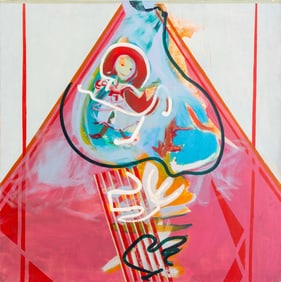 Eva Bouzard-Hui Abstraction Oil on Canvas