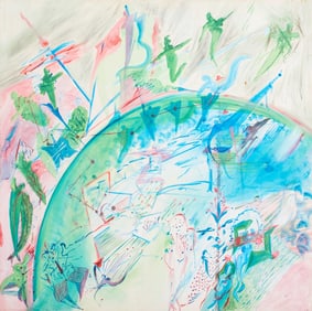 Eva Bouzard-Hui "Away, Yeh!" Oil on Canvas