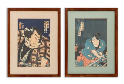 Utagawa Kunisada Kabuki Woodblock Prints, 2