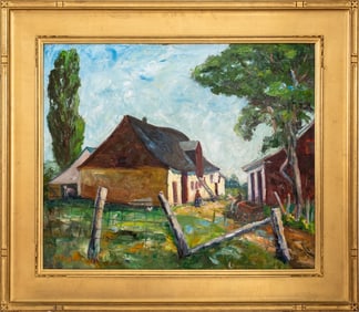 Margaretha Albers "Ile D'Oreleans" Oil on Canvas