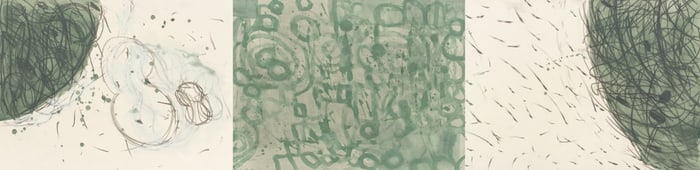 Elfi Schuselka Abstractions Mixed Media, 3