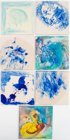 Eva Bouzard-Hui Abstract Ceramic Tiles, 7