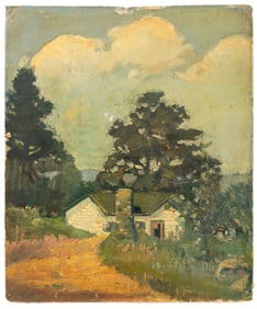 Daniel Content Attr. Landscape with House Oil