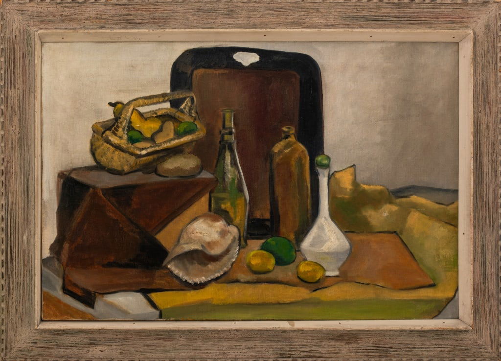 American School Still Life Oil on Canvas (1 of 6)