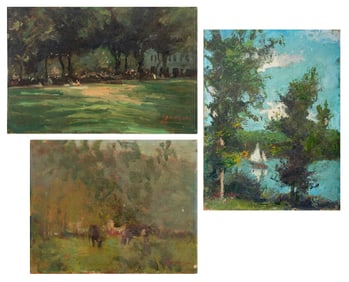 Bernard Lennon Landscape Scenes Oil, 3