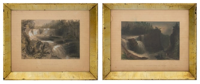 W. H. Bartlett Trenton High Falls Engravings, 2